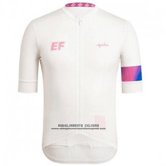 2019 Abbigliamento Ciclismo Rapha Bianco Manica Corta e Salopette