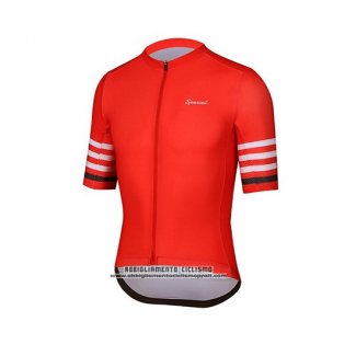 2019 Abbigliamento Ciclismo Spexcel Rosso Manica Corta e Salopette