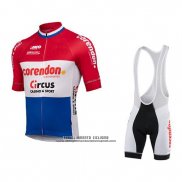 2019 Abbigliamento Ciclismo Sptgrvo Rosso Bianco Blu Manica Corta e Salopette