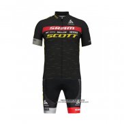 2020 Abbigliamento Ciclismo Scott Sram Nero Manica Corta e Salopette