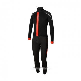 2021 Abbigliamento Ciclismo RH+ Rosso Manica Lunga e Salopette QXF21-0066