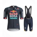 2024 Abbigliamento Ciclismo Bora-Hansgrone Blu Manica Corta e Salopette