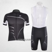 2012 Abbigliamento Ciclismo Giordana Nero Manica Corta e Salopette