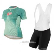 2017 Abbigliamento Ciclismo Donne Pearl Izumi Verde e Bianco Manica Corta e Salopette