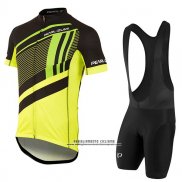 2017 Abbigliamento Ciclismo Pearl Izumi Giallo Manica Corta e Salopette