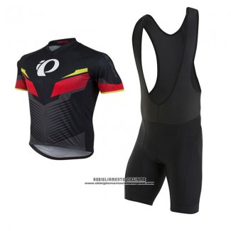 2017 Abbigliamento Ciclismo Pearl Izumi Rosso e Nero Manica Corta e Salopette