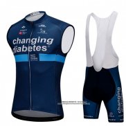 2018 Gilet Antivento Changing Diabetes Blu