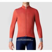 2019 Abbigliamento Ciclismo La Passione Arancione Grigio Manica Lunga e Salopette