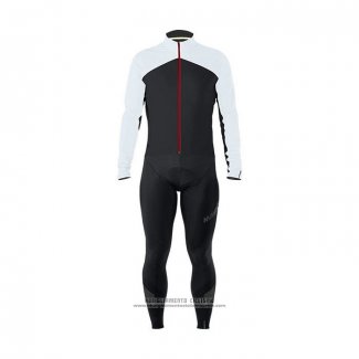 2021 Abbigliamento Ciclismo Mavic Bianco Manica Lunga e Salopette QXF21-0048