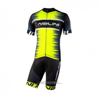 2021 Abbigliamento Ciclismo Nalini Giallo Manica Corta e Salopette