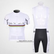 2011 Abbigliamento Ciclismo Nalini Bianco Manica Corta e Salopette