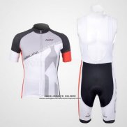 2012 Abbigliamento Ciclismo Nalini Nero e Bianco Manica Corta e Salopette