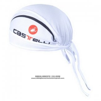 2012 Castelli Bandana Ciclismo Bianco