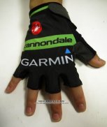 2015 Garmin Guanti Corti Ciclismo Nero e Verde