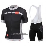 2016 Abbigliamento Ciclismo Ciclismo Castelli Bianco e Nero Manica Corta e Salopette