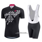 2017 Abbigliamento Ciclismo Donne Gore Element Digi Nero Manica Corta e Salopette