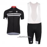 2017 Abbigliamento Ciclismo Felt Nero e Bianco Manica Corta e Salopette