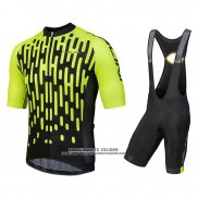 2018 Abbigliamento Ciclismo Nalini Podio Verde Manica Corta e Salopette