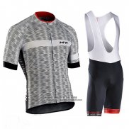 2019 Abbigliamento Ciclismo Northwave Grigio Manica Corta e Salopette