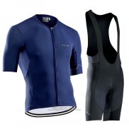 2021 Abbigliamento Ciclismo NorthWave Blu Manica Corta e Salopette