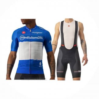 2023 Abbigliamento Ciclismo Giro d'Italia Blu Bianco Manica Corta e Salopette