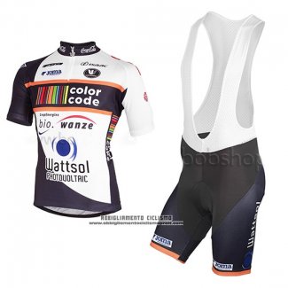 2013 Abbigliamento Ciclismo Color Code Nero Manica Corta e Salopette