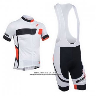 2013 Abbigliamento Ciclismo Pinarello Nero e Bianco Manica Corta e Salopette