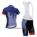 2014 Abbigliamento Ciclismo Hincapie Viola Manica Corta e Salopette