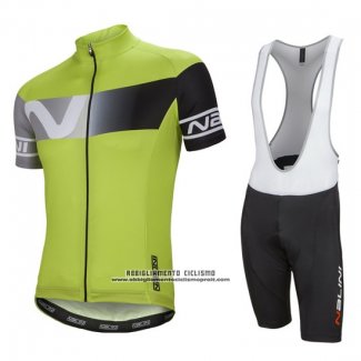 2016 Abbigliamento Ciclismo Nalini Chiaro Verde Manica Corta e Salopette