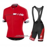 2016 Abbigliamento Ciclismo Specialized Scuro Rosso Manica Corta e Salopette