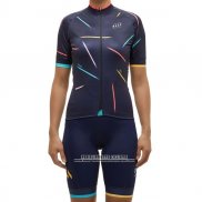 2017 Abbigliamento Ciclismo Donne Maap X Ella Nero Manica Corta e Salopette