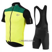 2017 Abbigliamento Ciclismo Pearl Izumi Giallo e Nero Manica Corta e Salopette