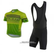 2017 Abbigliamento Ciclismo Pearl Izumi Verde e Giallo Manica Corta e Salopette