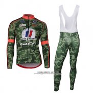 2018 Abbigliamento Ciclismo Armee De Terre Camuffamento Manica Corta e Salopette