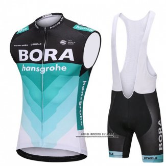 2018 Gilet Antivento Bora Nero e Verde