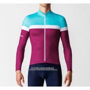 2019 Abbigliamento Ciclismo La Passione Blu Bianco Rosso Manica Lunga e Salopette