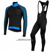 2019 Abbigliamento Ciclismo Nalini CRIT 3L 2.0 Nero Blu Manica Lunga e Salopette