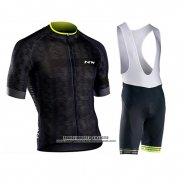 2019 Abbigliamento Ciclismo Northwave Nero Manica Corta e Salopette