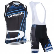 2019 Gilet Antivento Orbea Nero Blu Bianco