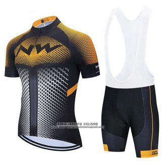 2020 Abbigliamento Ciclismo Northwave Arancione Nero Manica Corta e Salopette