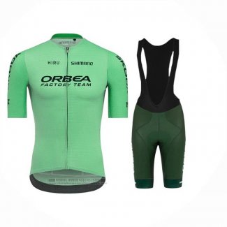 2021 Abbigliamento Ciclismo Orbea Verde Manica Corta e Salopette