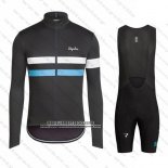 2016 Abbigliamento Ciclismo Rapha Nero e Bianco Manica Corta e Salopette