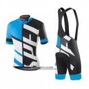 2016 Abbigliamento Ciclismo Specialized Bianco e Celeste Manica Corta e Salopette