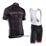 2017 Abbigliamento Ciclismo Northwave Nero Manica Corta e Salopette