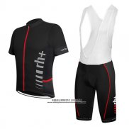 2017 Abbigliamento Ciclismo RH+ Nero Manica Corta e Salopette