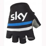 2018 Sky Guanti Corti Ciclismo Nero