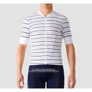 2019 Abbigliamento Ciclismo La Passione Stripe Bianco Manica Corta e Salopette