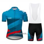 2019 Abbigliamento Ciclismo Northwave Blu Rosso Manica Corta e Salopette