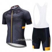 2020 Abbigliamento Ciclismo Northwave Grigio Nero Giallo Manica Corta e Salopette