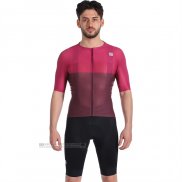 2023 Abbigliamento Ciclismo Sportful Chiaro Viola Manica Corta e Salopette